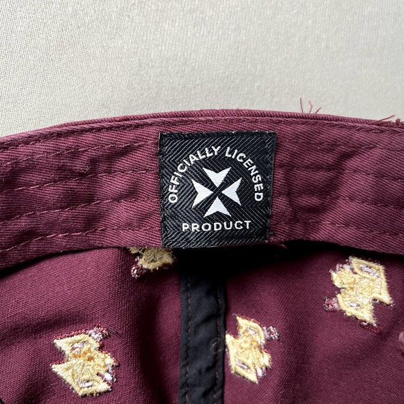 Boston College Hat Cap Strapback Womens Maroon '47 All Over Logo Confetti Eagles - Picture 7 of 8